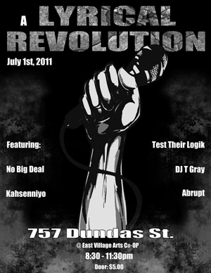 Lyrical Revolution - Friday July 1st