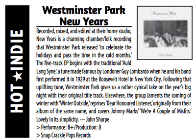 Westminster Park review in Scene Magazine