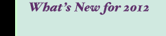 Whats New for 2011